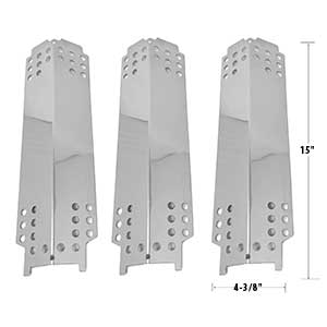 Replacement Stainless Steel Heat Plate For Char-Broil 466436513, 461334915, Gas Models 3PK